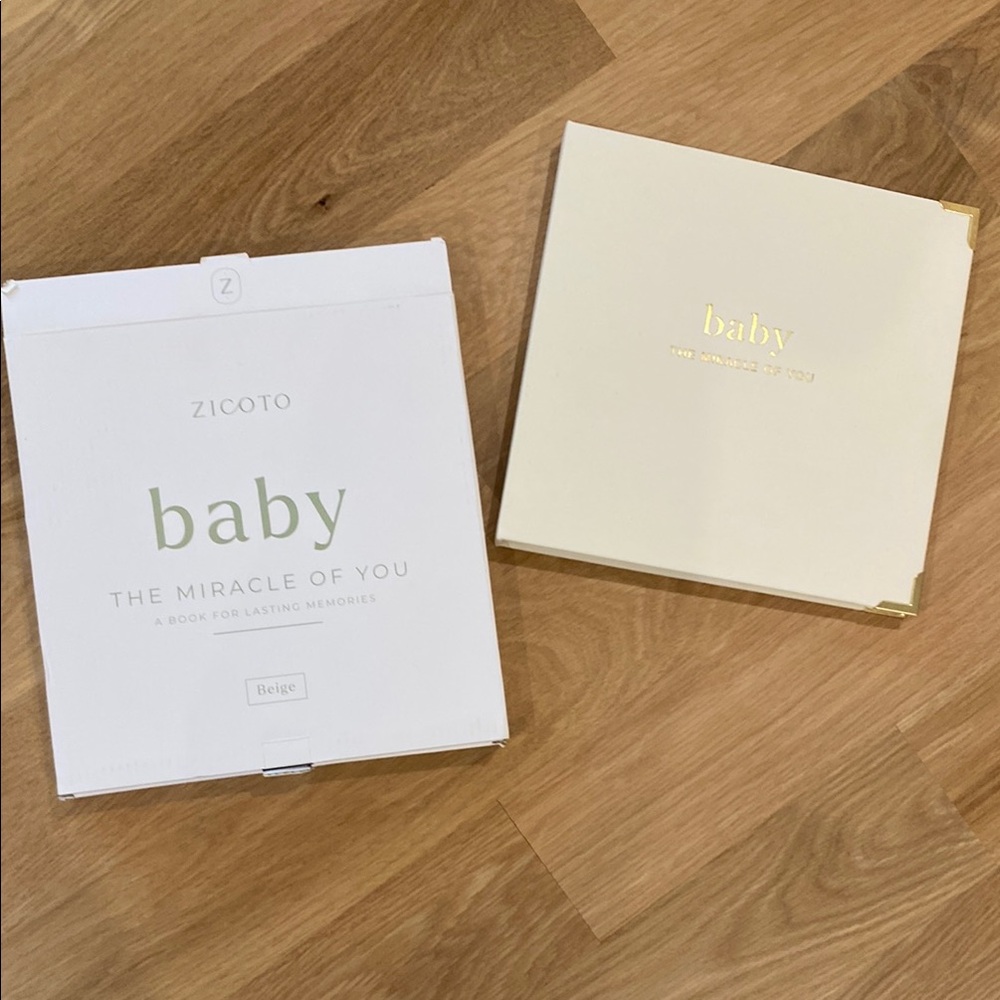 Baby Memory Linen Book - Cream